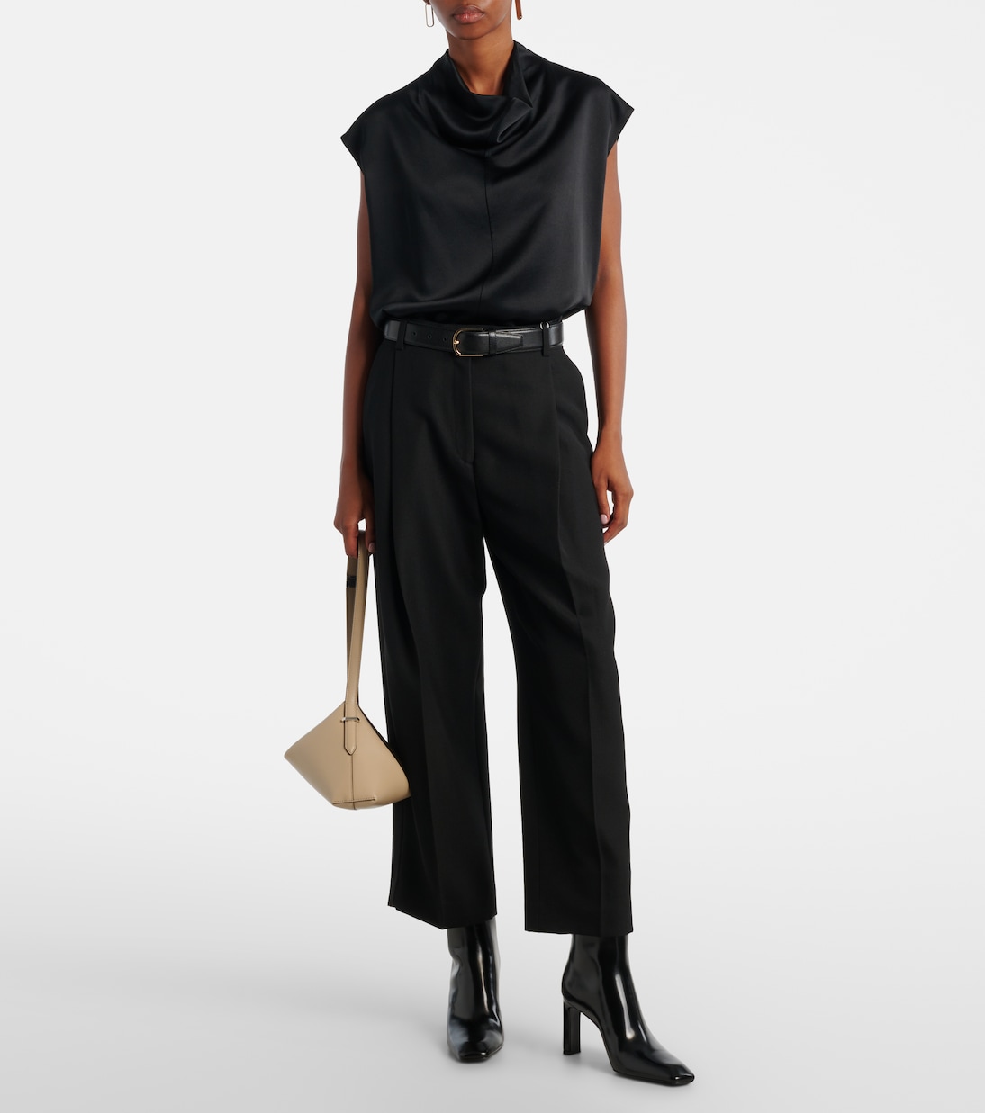 Ankle Boots Bar aus Leder | Toteme