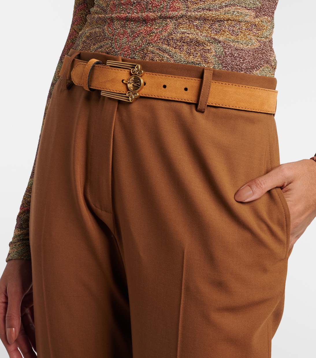 Pegaso suede belt | Etro