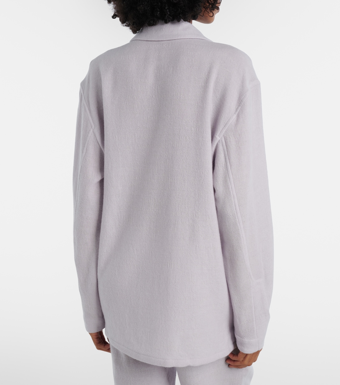 Affirmations cashmere pajama shirt with moonstone | God's True Cashmere
