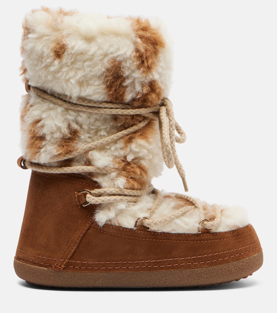 Schneestiefel Teddy High mit Veloursleder | Inuikii