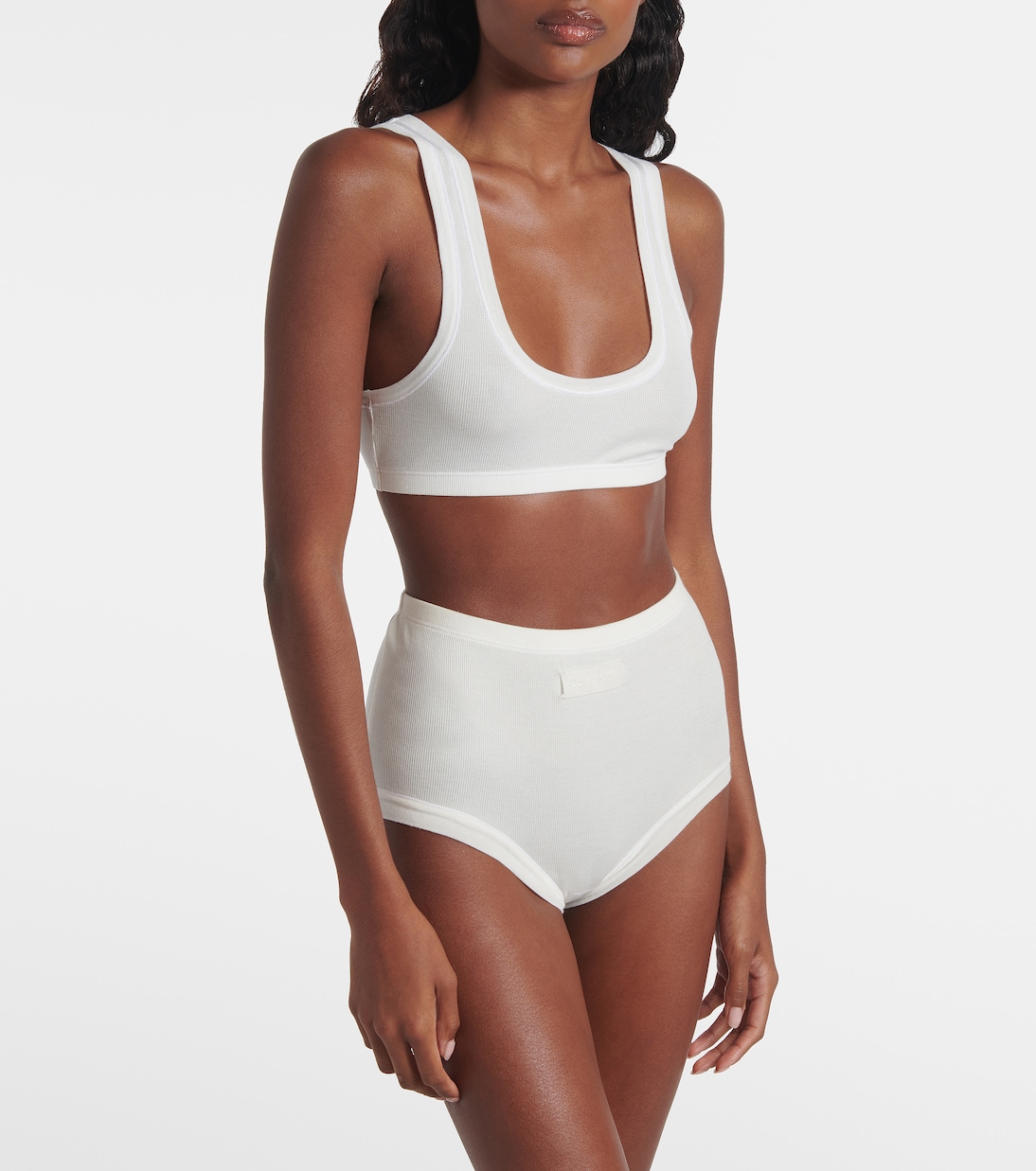 Lillian cotton-blend bralette | Calvin Klein Collection