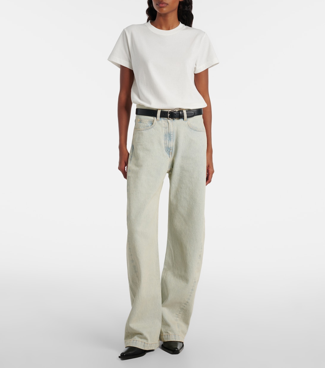 Mid-rise wide-leg jeans | Calvin Klein Collection