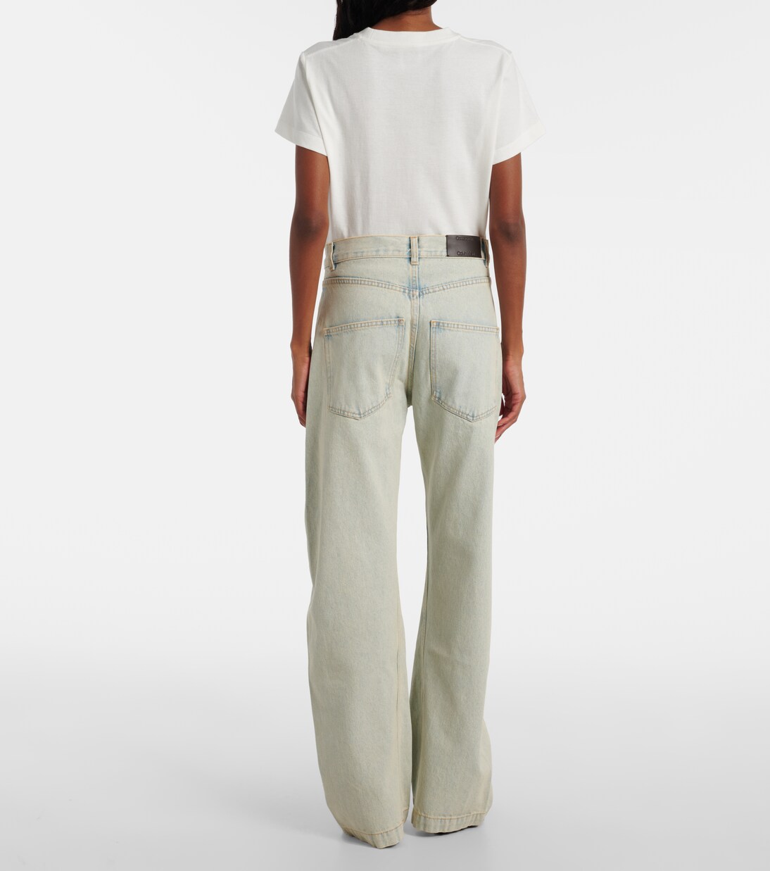 Mid-rise wide-leg jeans | Calvin Klein Collection