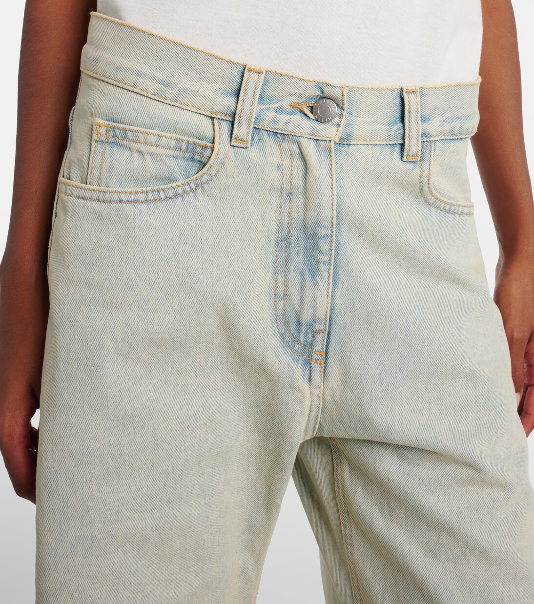 Mid-rise wide-leg jeans | Calvin Klein Collection