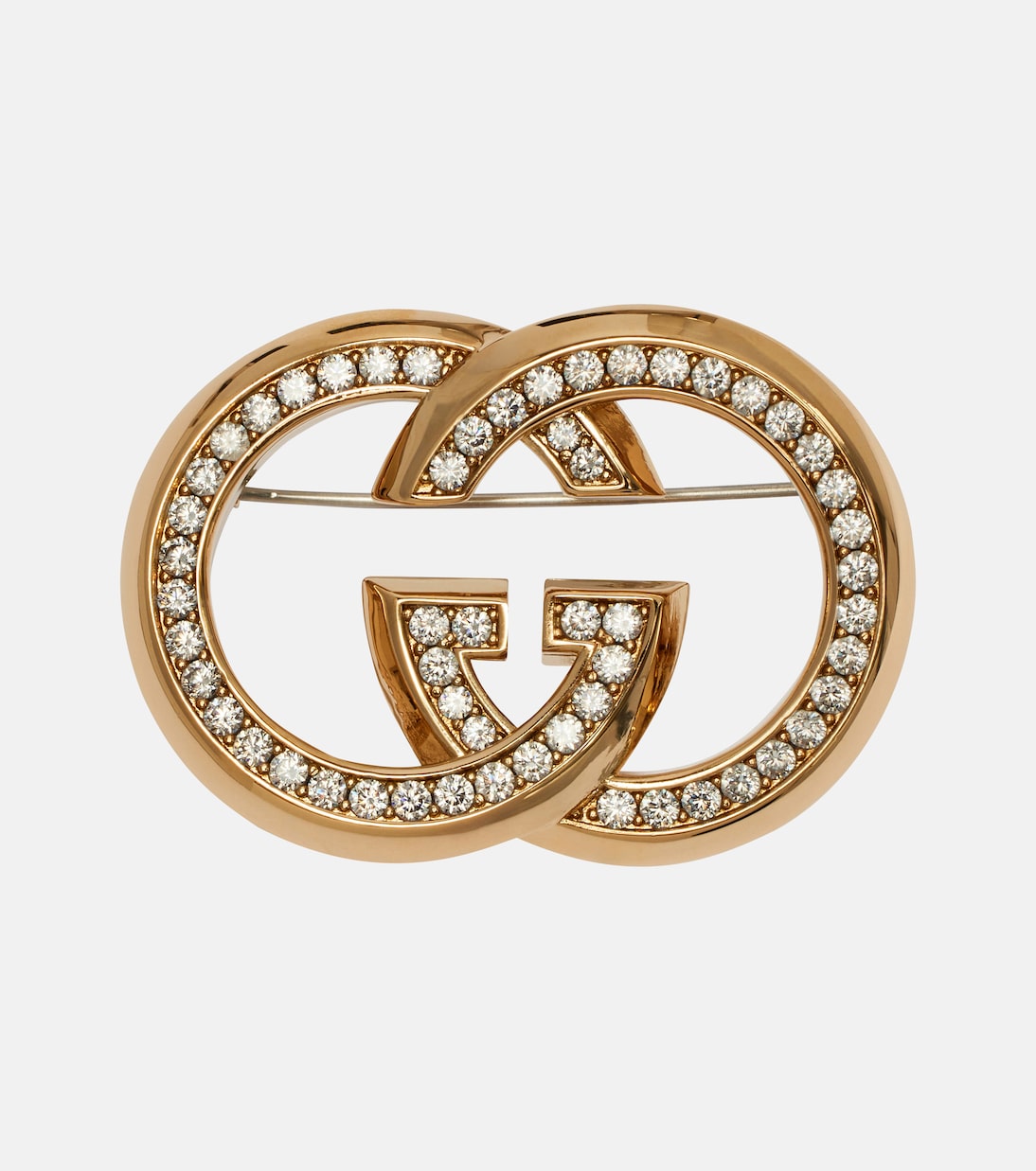 Broche Interlocking G à ornements | Gucci