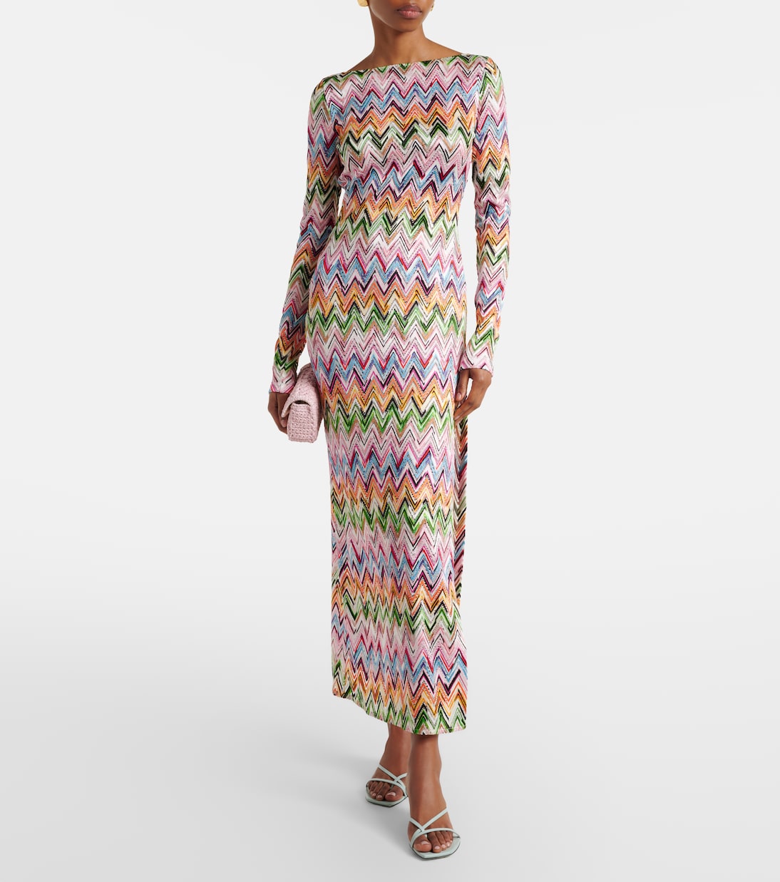 Zigzag maxi dress | Missoni