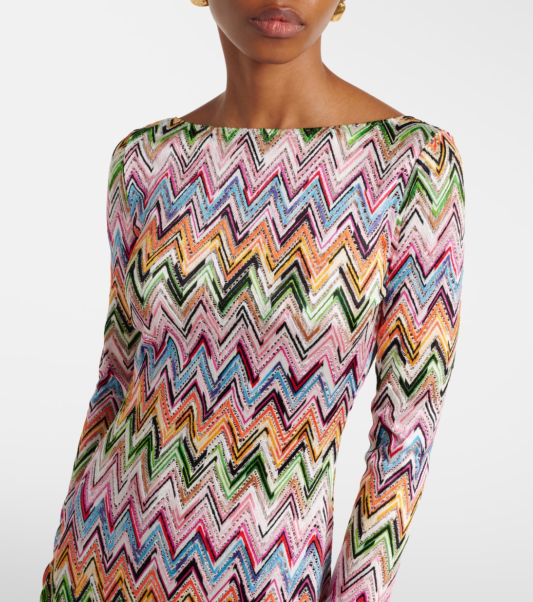 Zigzag maxi dress | Missoni