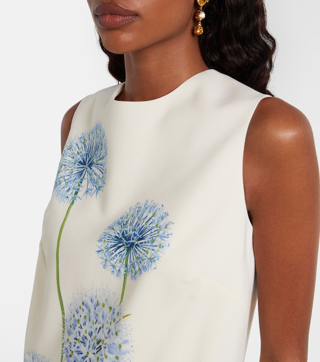 Minikleid Allium aus einem Wollgemisch | Oscar de la Renta