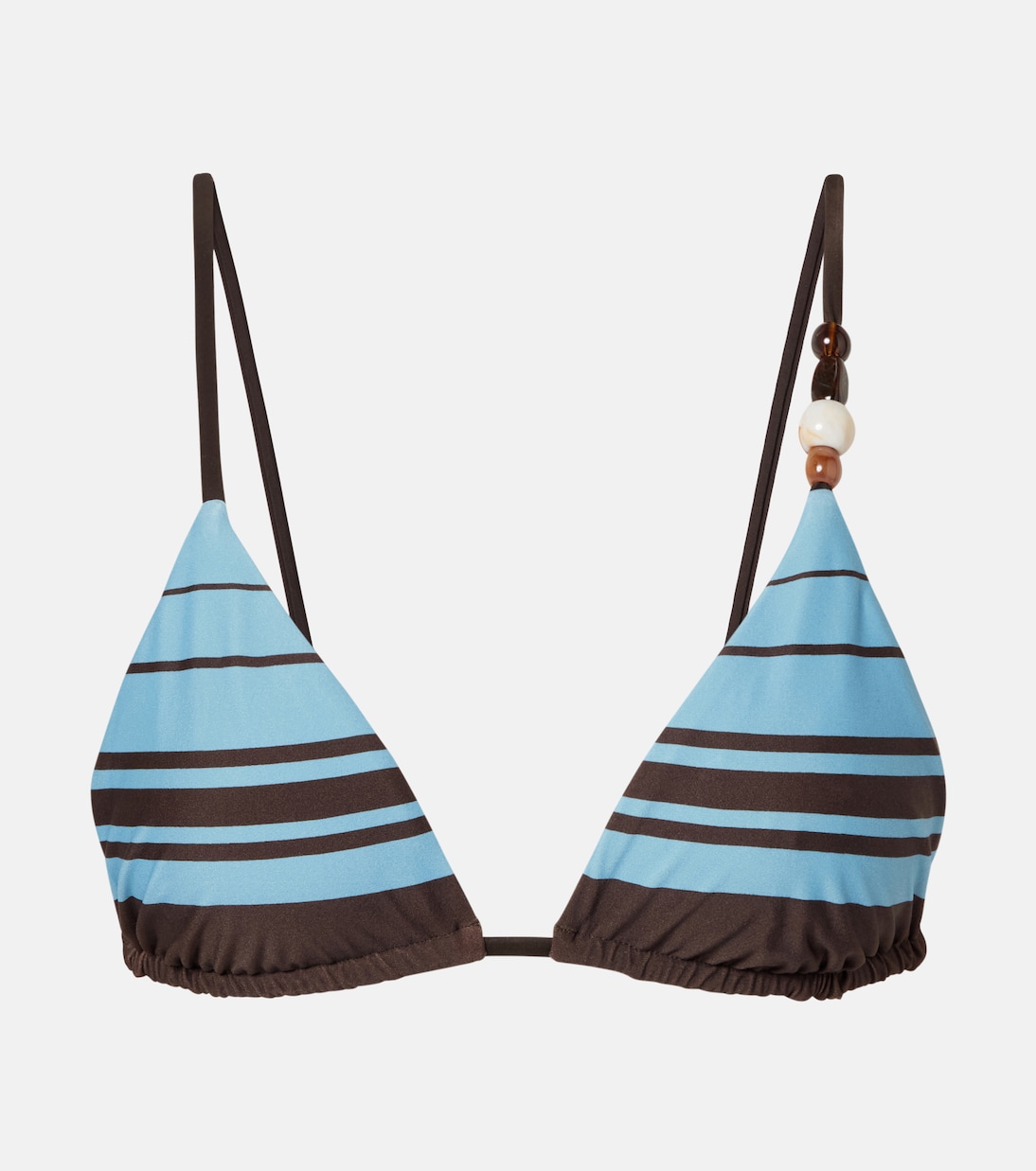 Rioja beaded striped bikini top | SIR