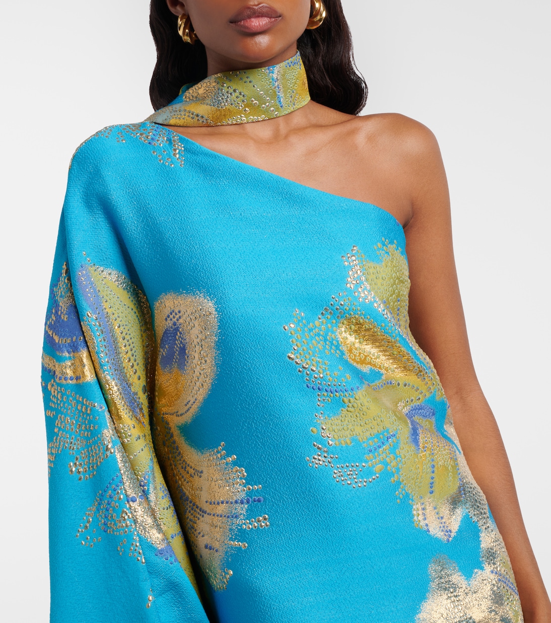 Kaftan Hardison Bloom aus Satin | Taller Marmo