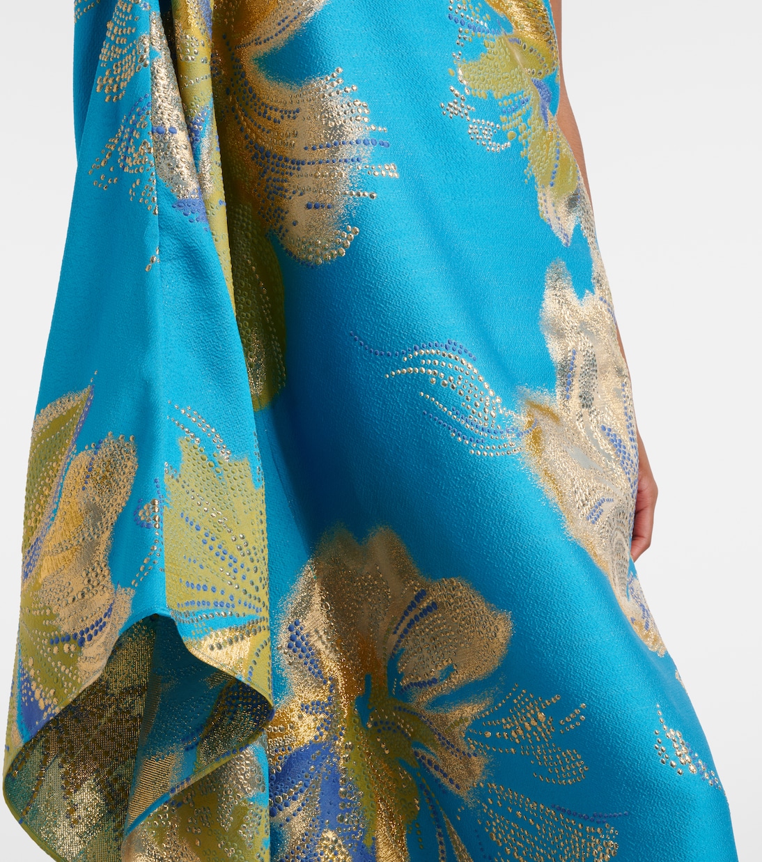 Kaftan Hardison Bloom aus Satin | Taller Marmo