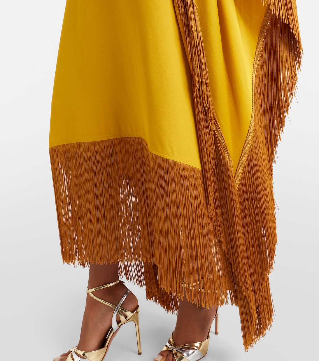 Caftán Mrs Ross con flecos  | Taller Marmo