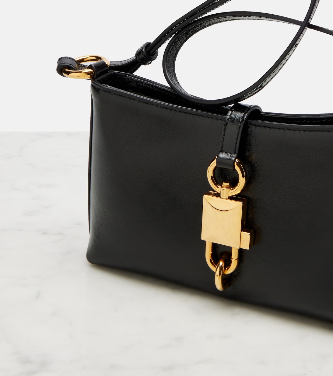 Lock leather shoulder bag | Dolce&Gabbana