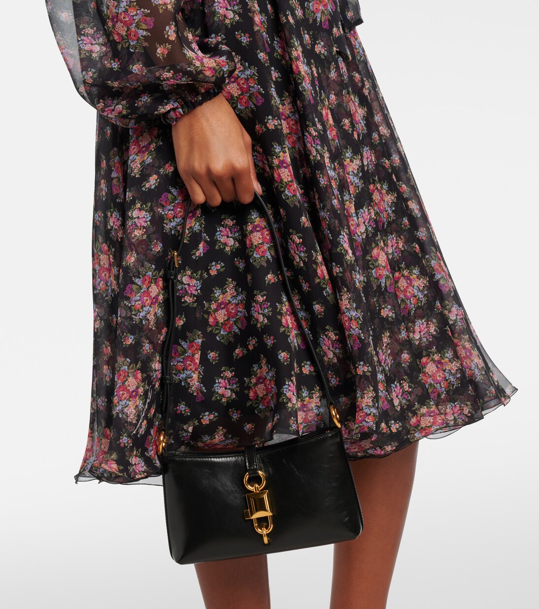 Lock leather shoulder bag | Dolce&Gabbana