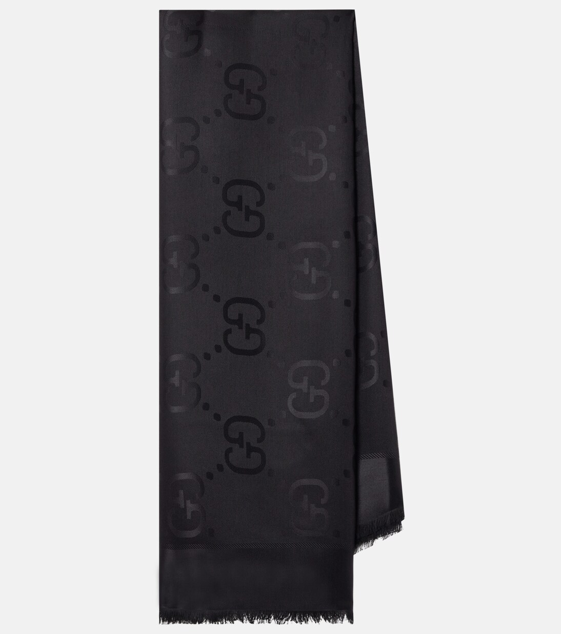 GG silk and wool jacquard scarf | Gucci