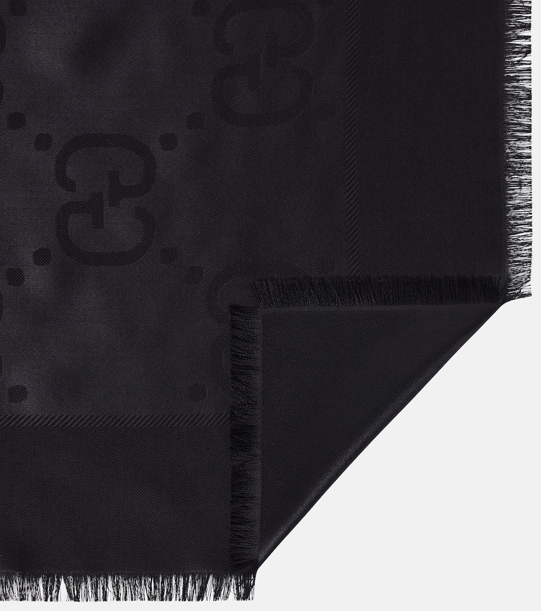 GG silk and wool jacquard scarf | Gucci