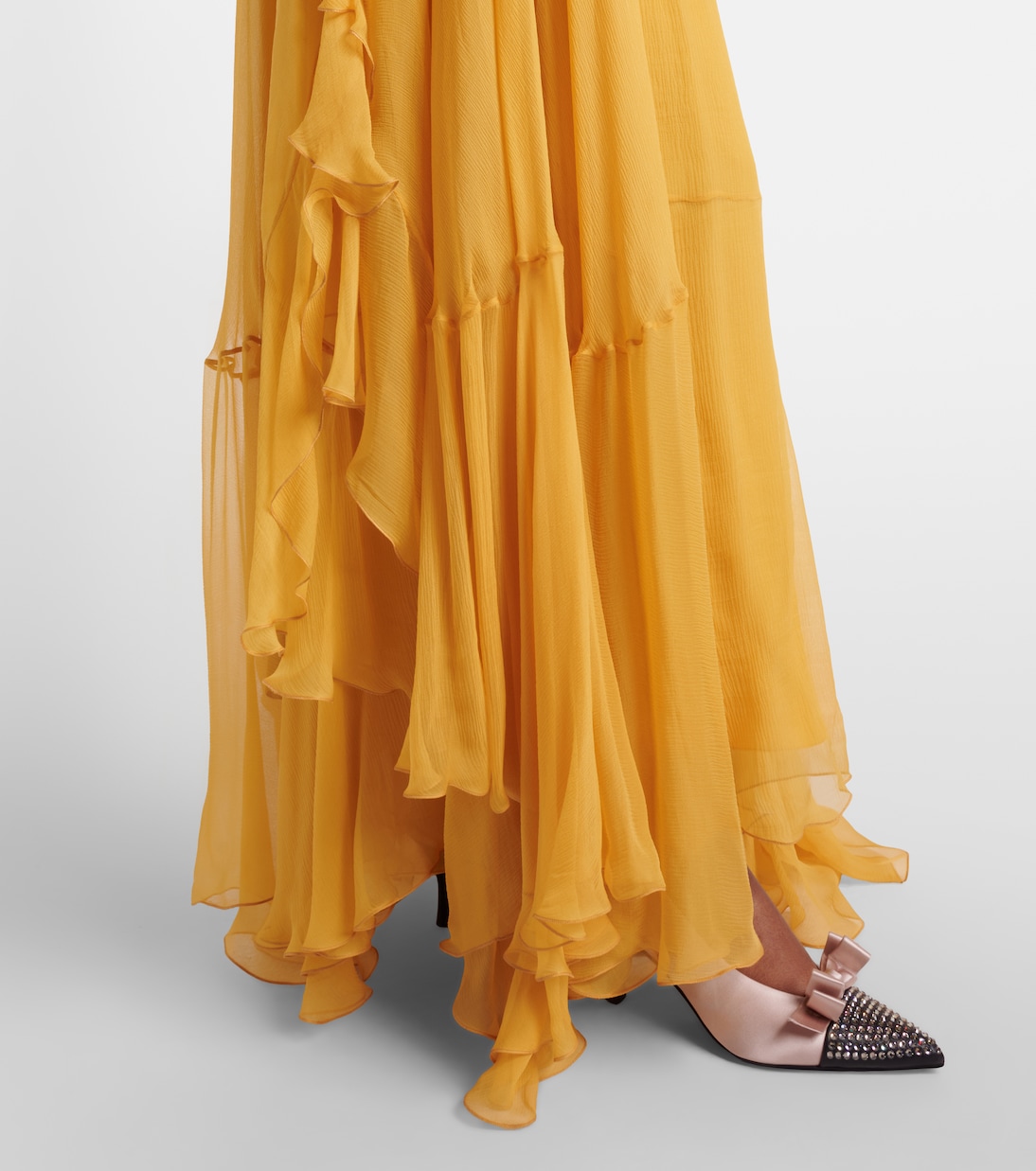 Robe aus Seidenmusselin | Chloé