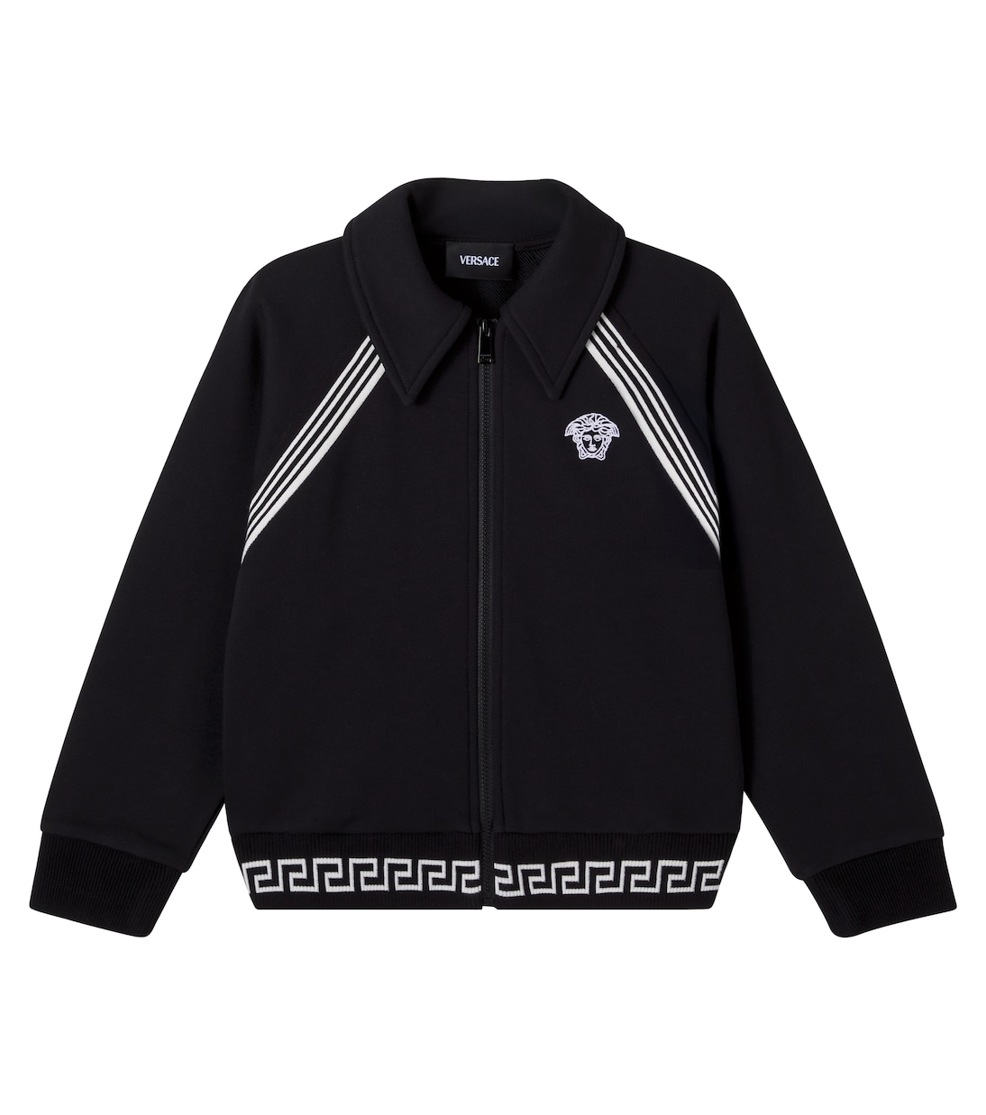 Jacke aus Baumwoll-Jersey | Versace Kids