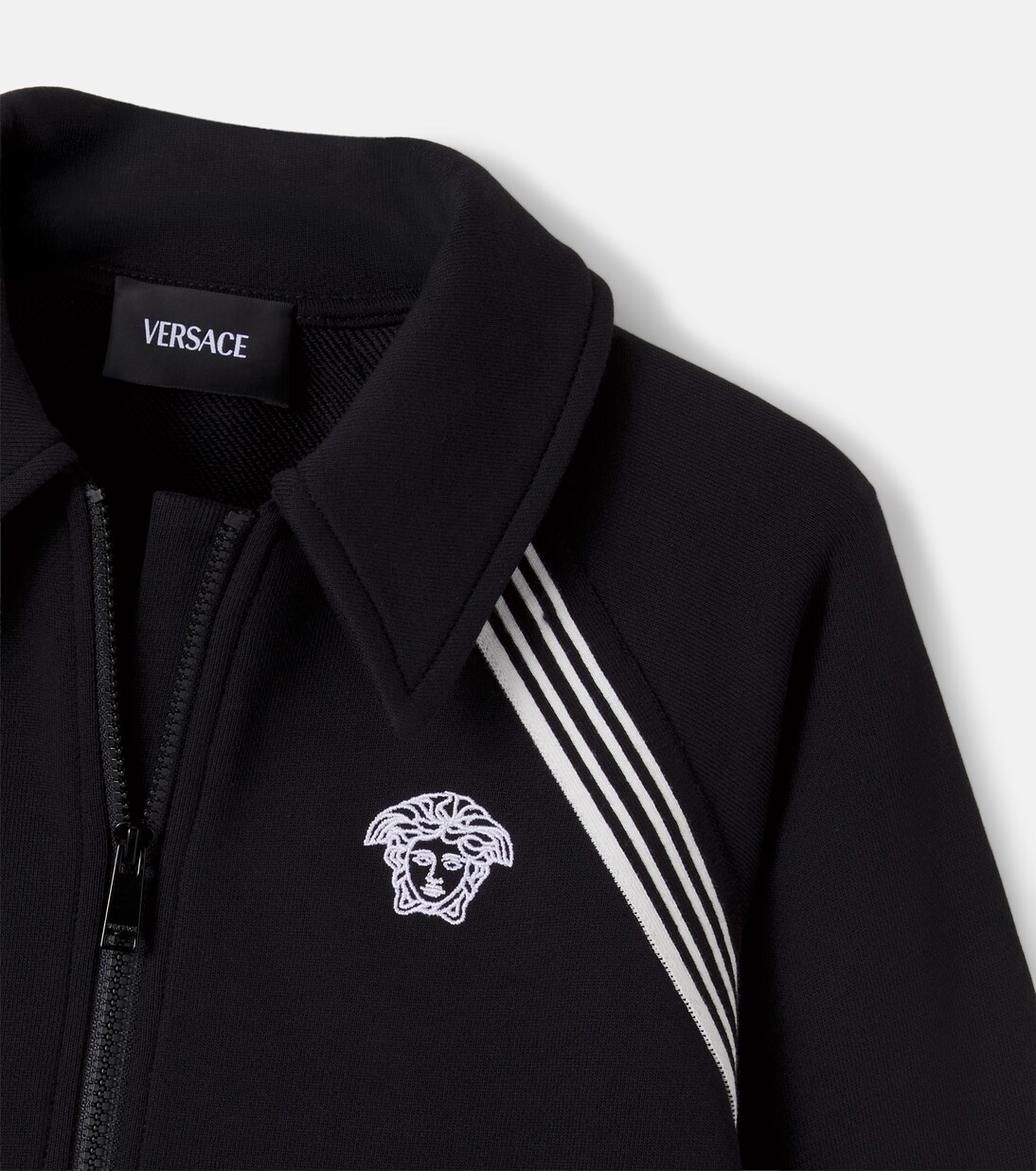 Jacke aus Baumwoll-Jersey | Versace Kids