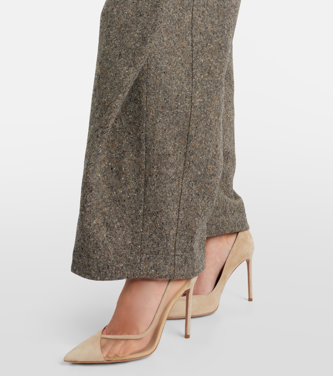 Pumps Studio 105 aus Mesh und Veloursleder | Aquazzura