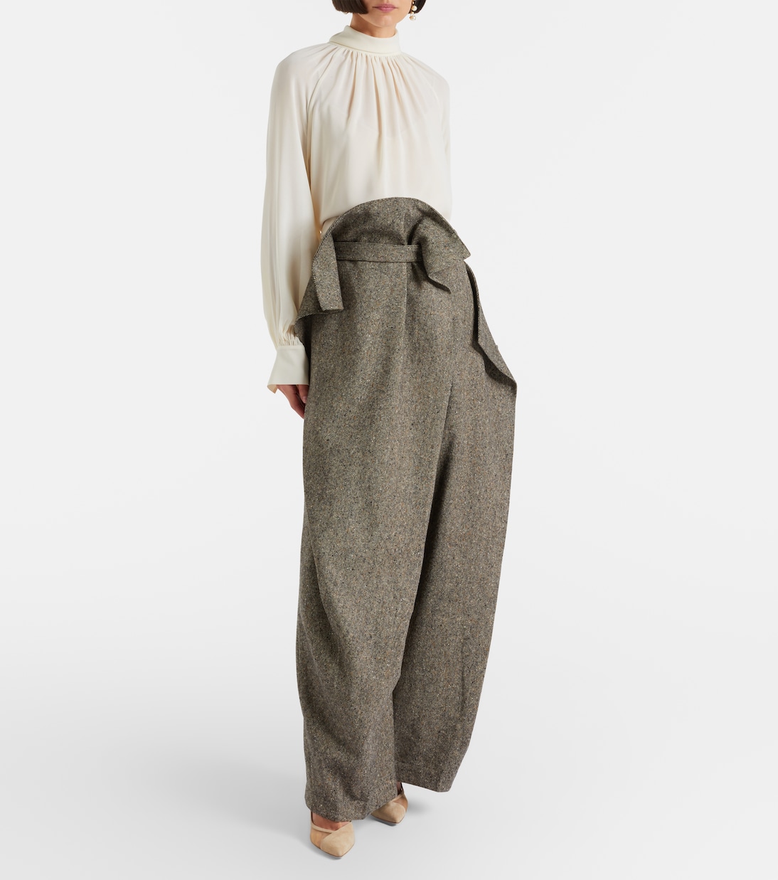 Pumps Studio 105 aus Mesh und Veloursleder | Aquazzura