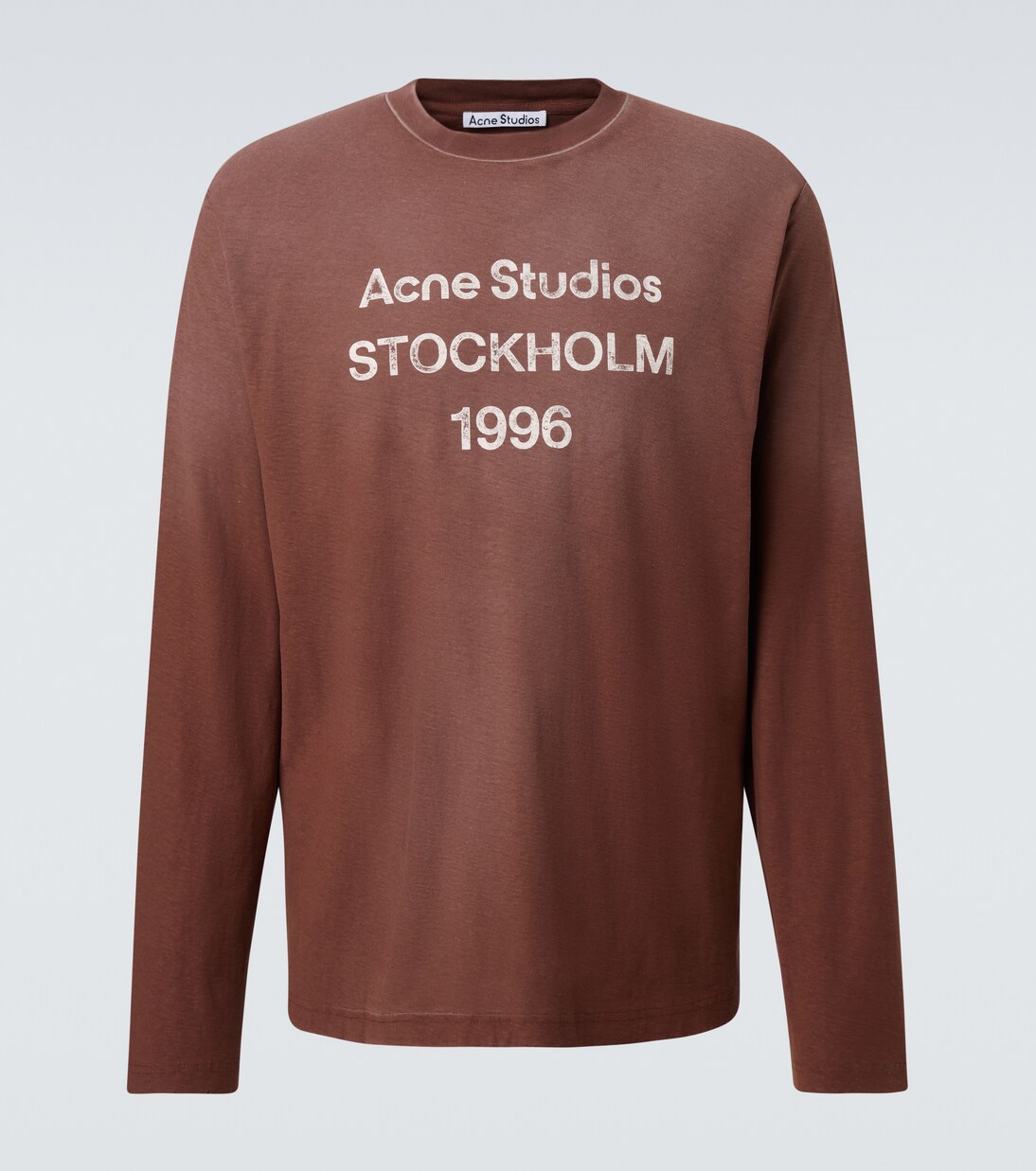 Logo cotton and hemp T-shirt | Acne Studios