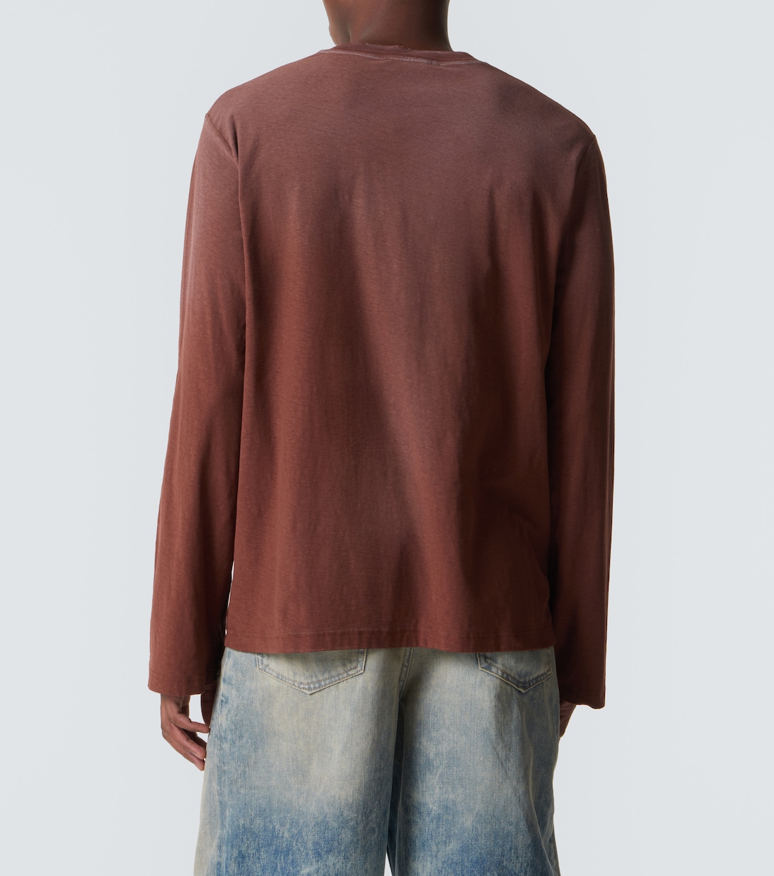 Logo cotton and hemp T-shirt | Acne Studios