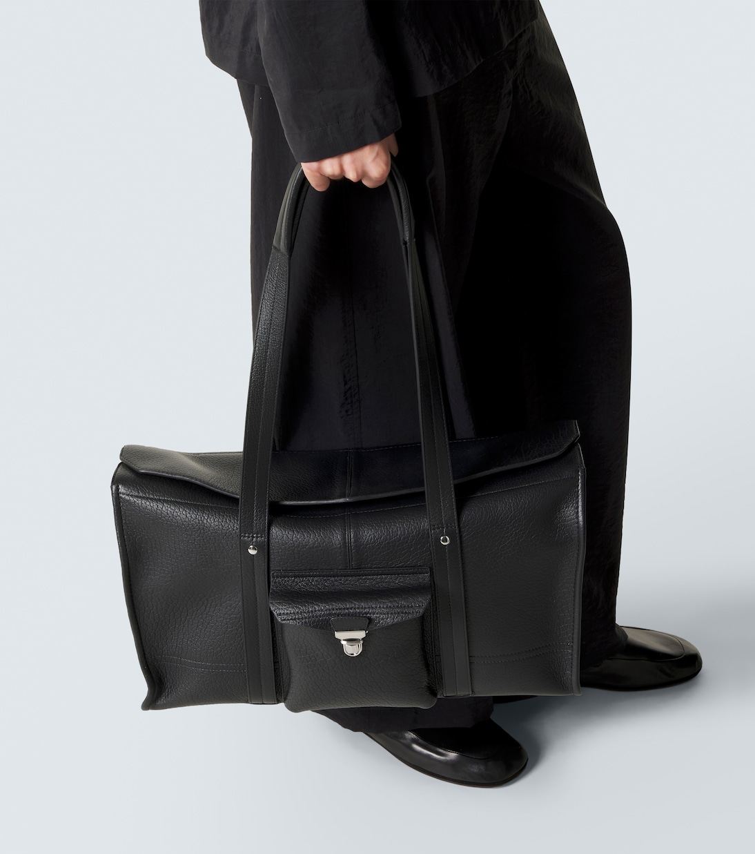 Soft Gear leather tote bag | Lemaire