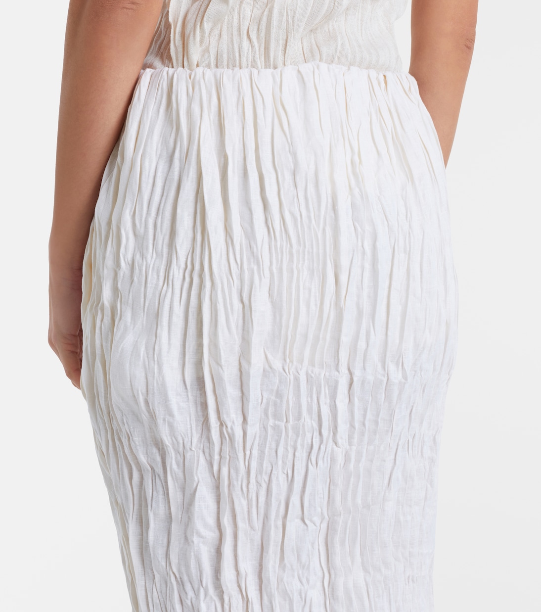 Linen pencil skirt | Toteme