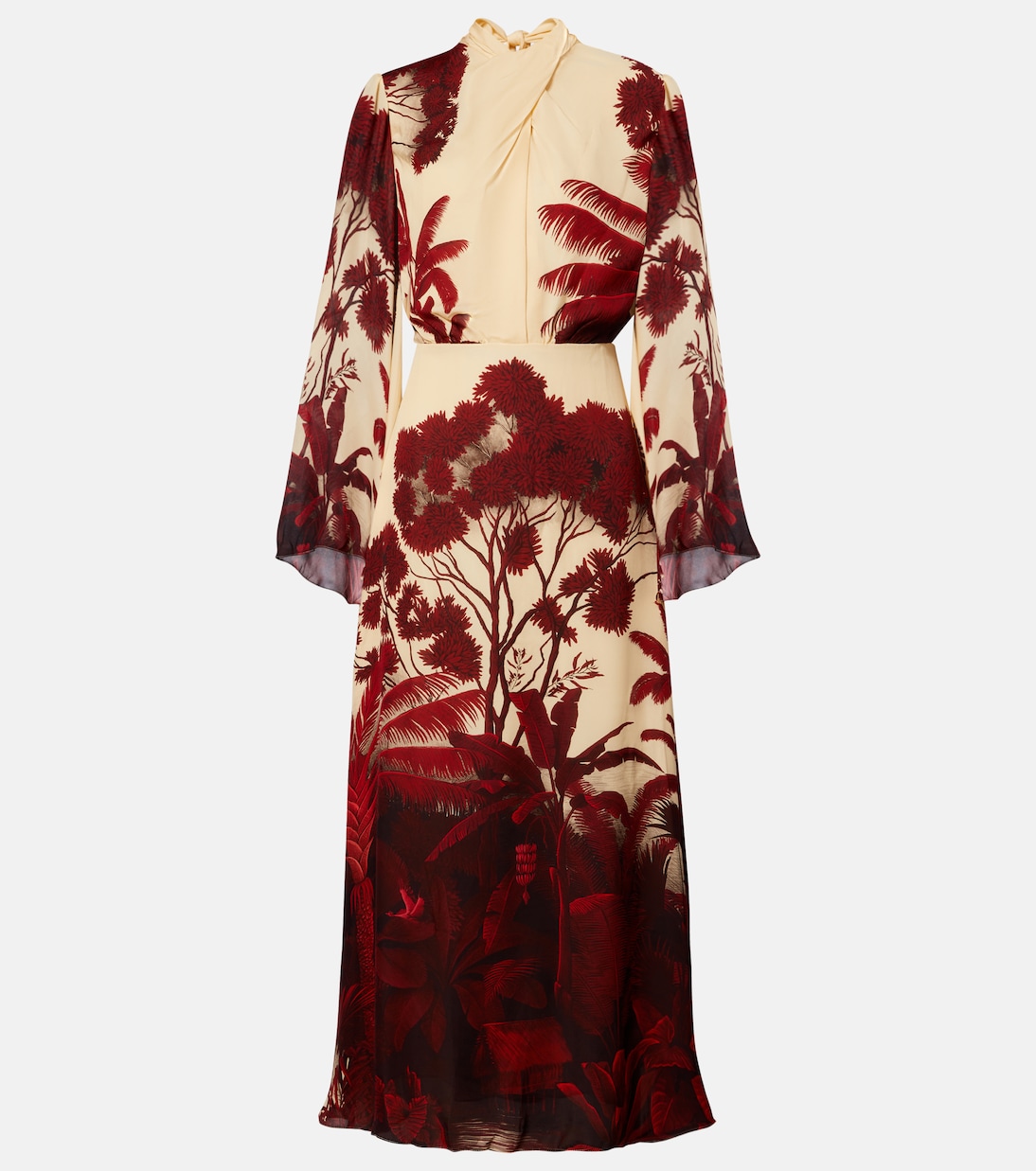 Printed silk maxi dress | Johanna Ortiz