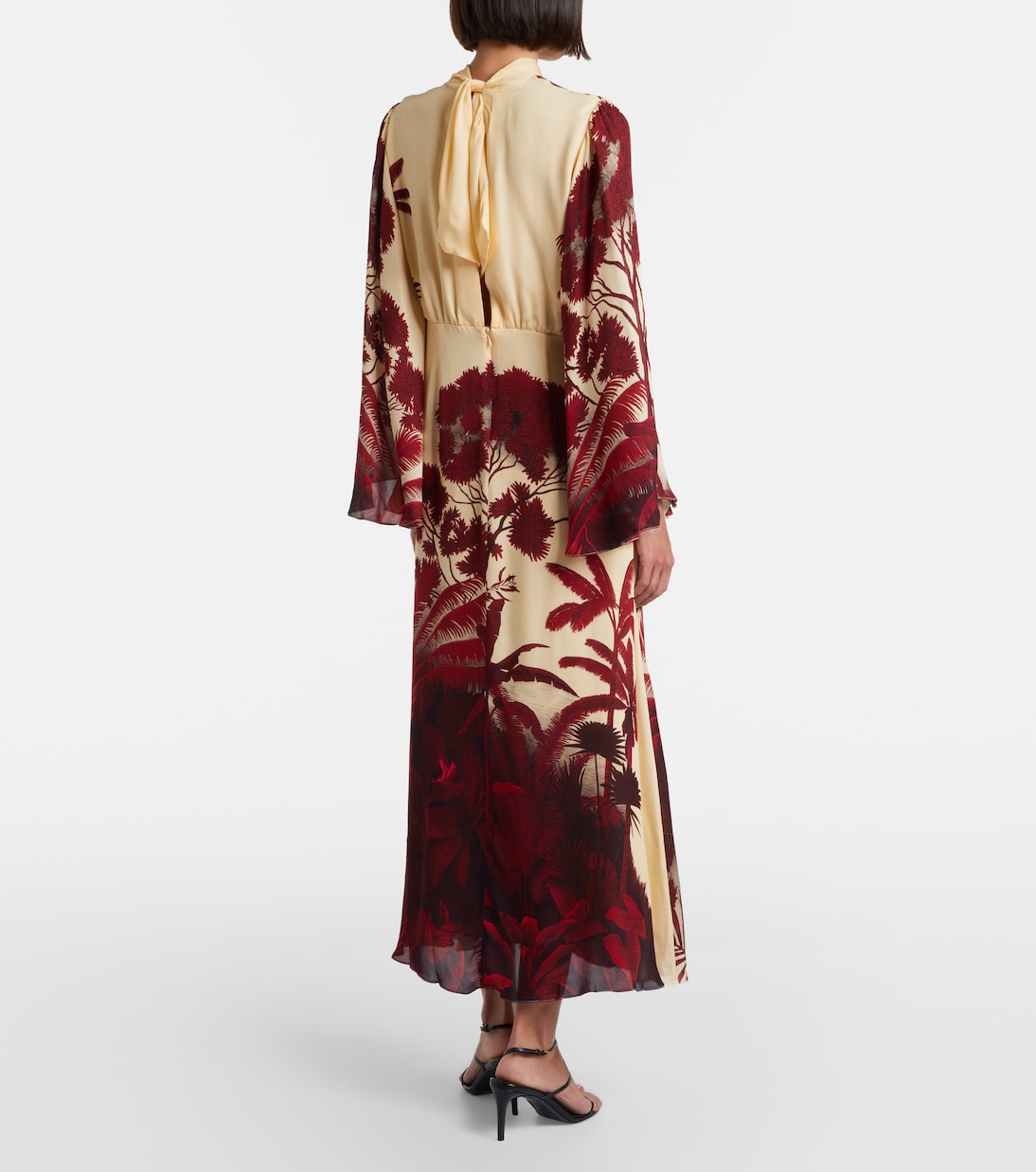 Printed silk maxi dress | Johanna Ortiz