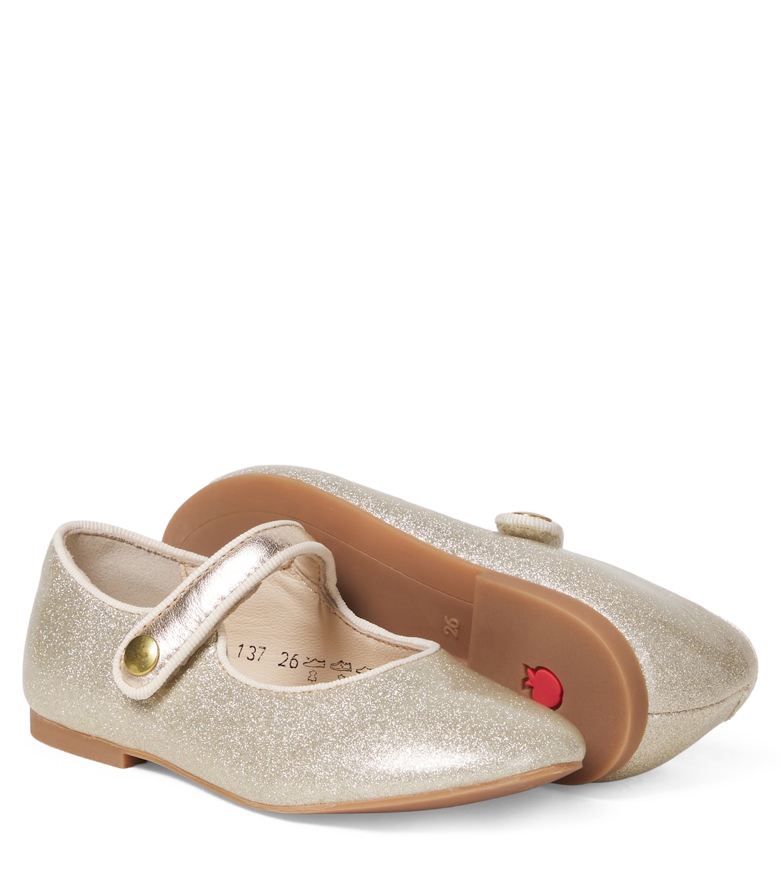 Daisy Baby leather Mary Jane flats | Pom d'Api