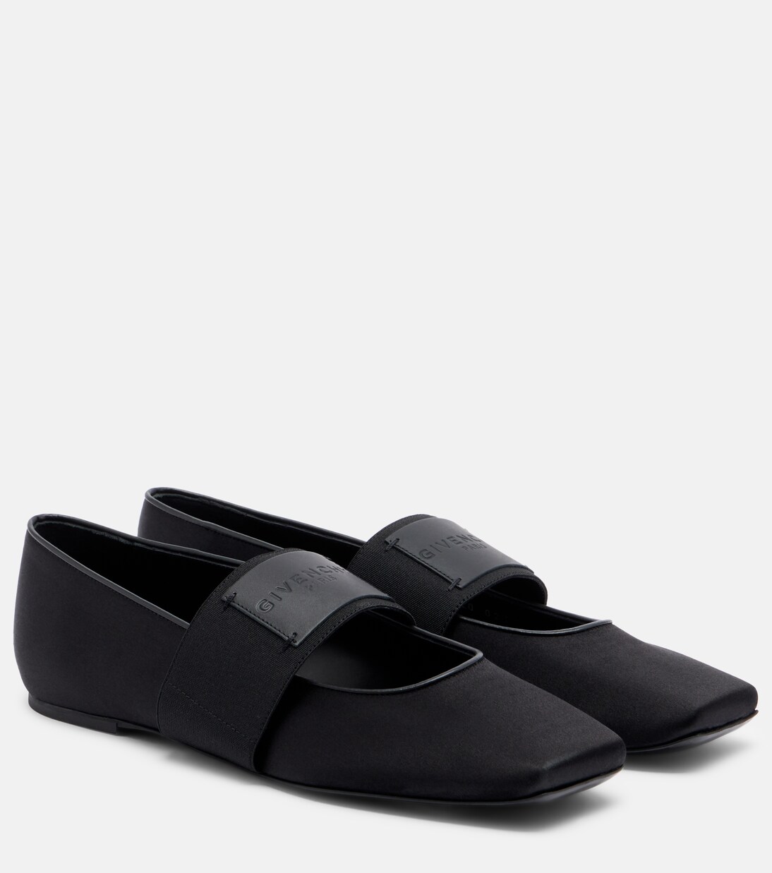 Sliced Square satin ballet flats | Givenchy