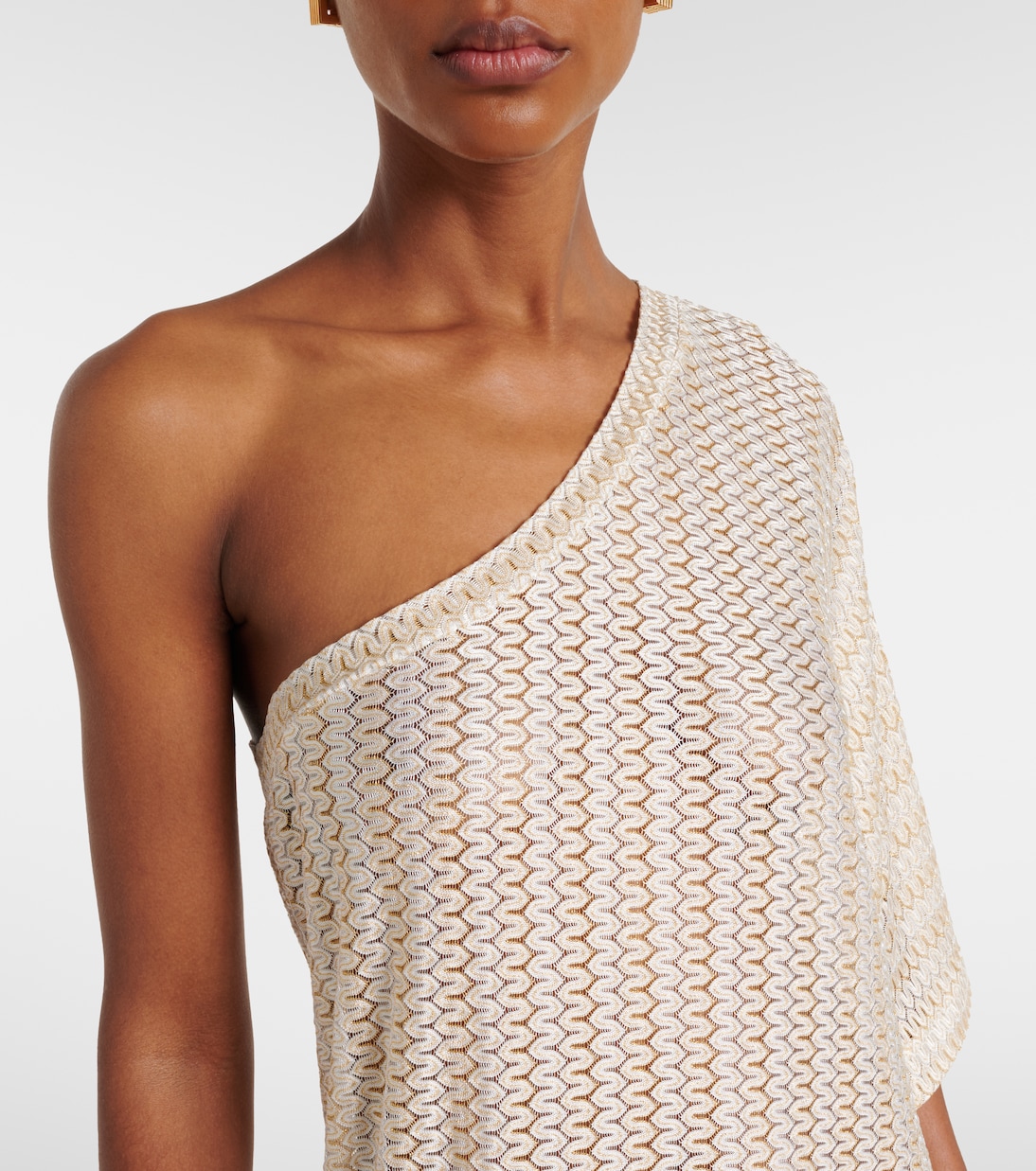 Savannah lamé beach cover-up | Melissa Odabash