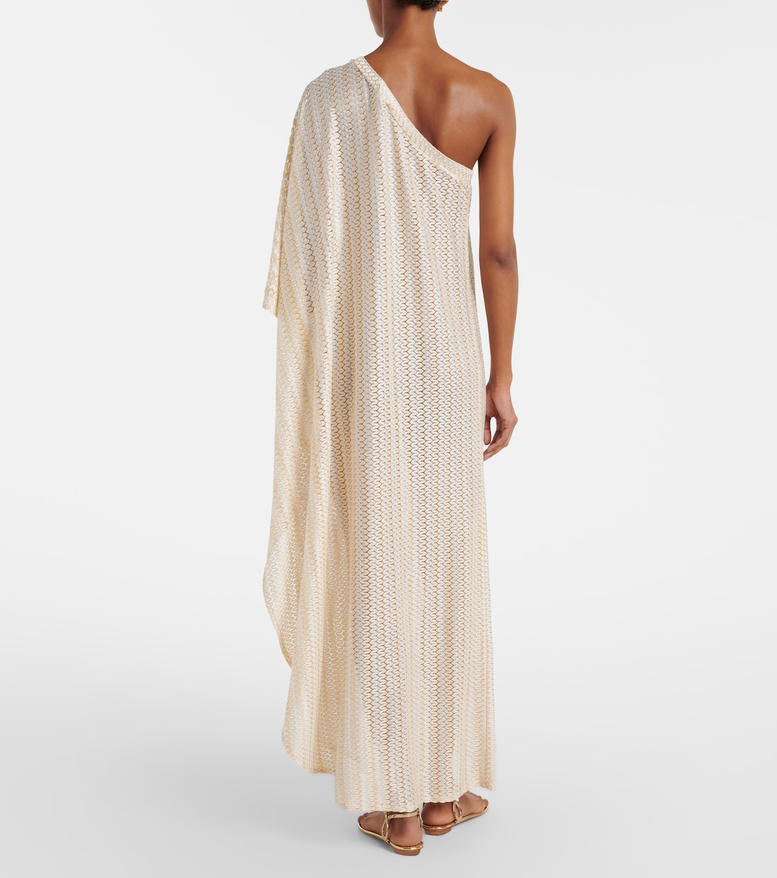Savannah lamé beach cover-up | Melissa Odabash