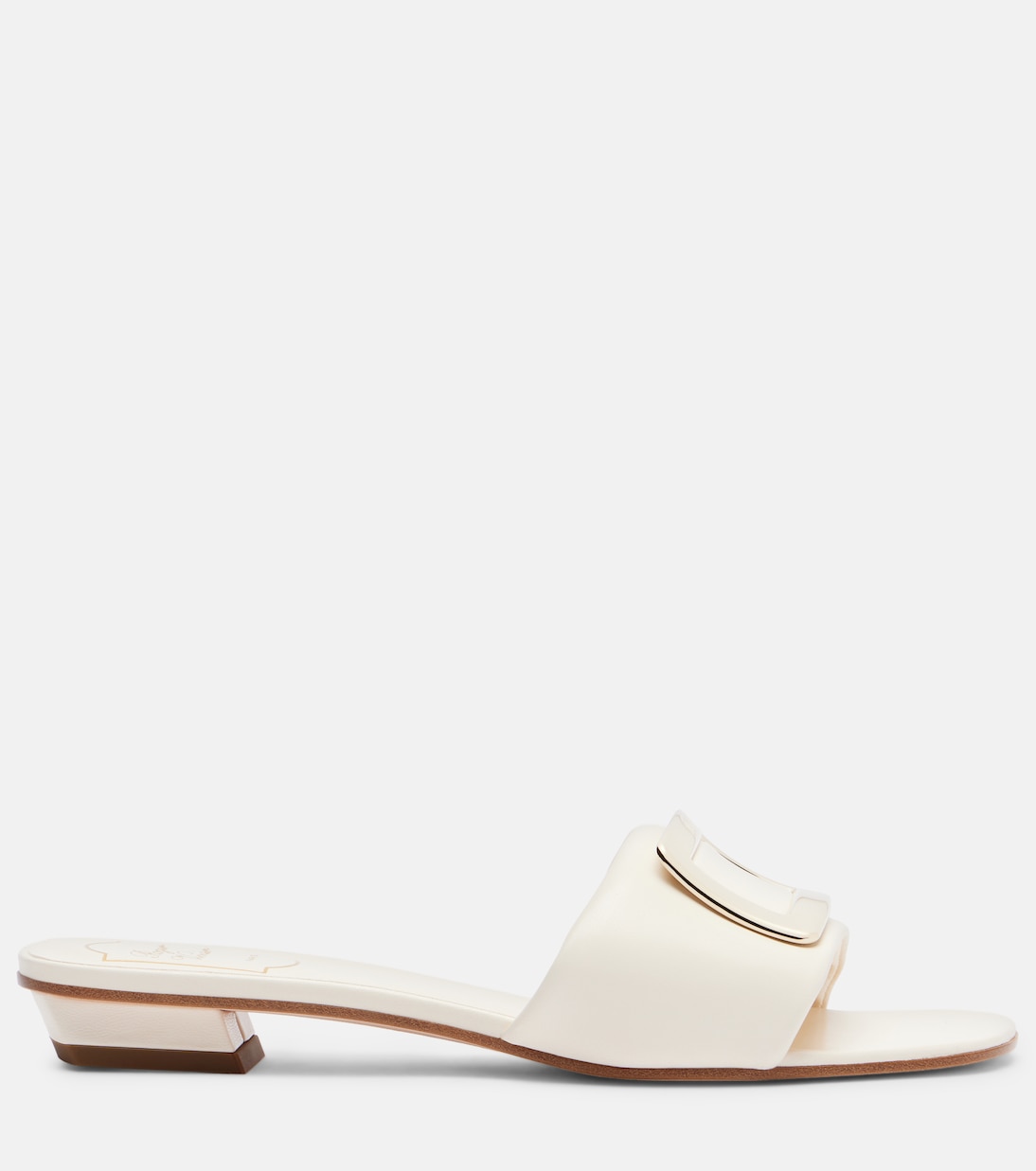 Leather slides | Roger Vivier