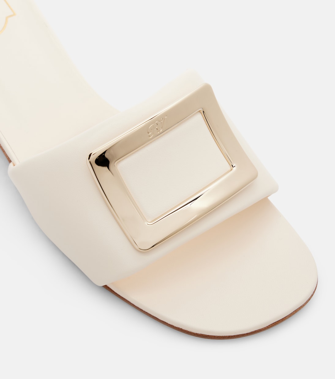 Leather slides | Roger Vivier