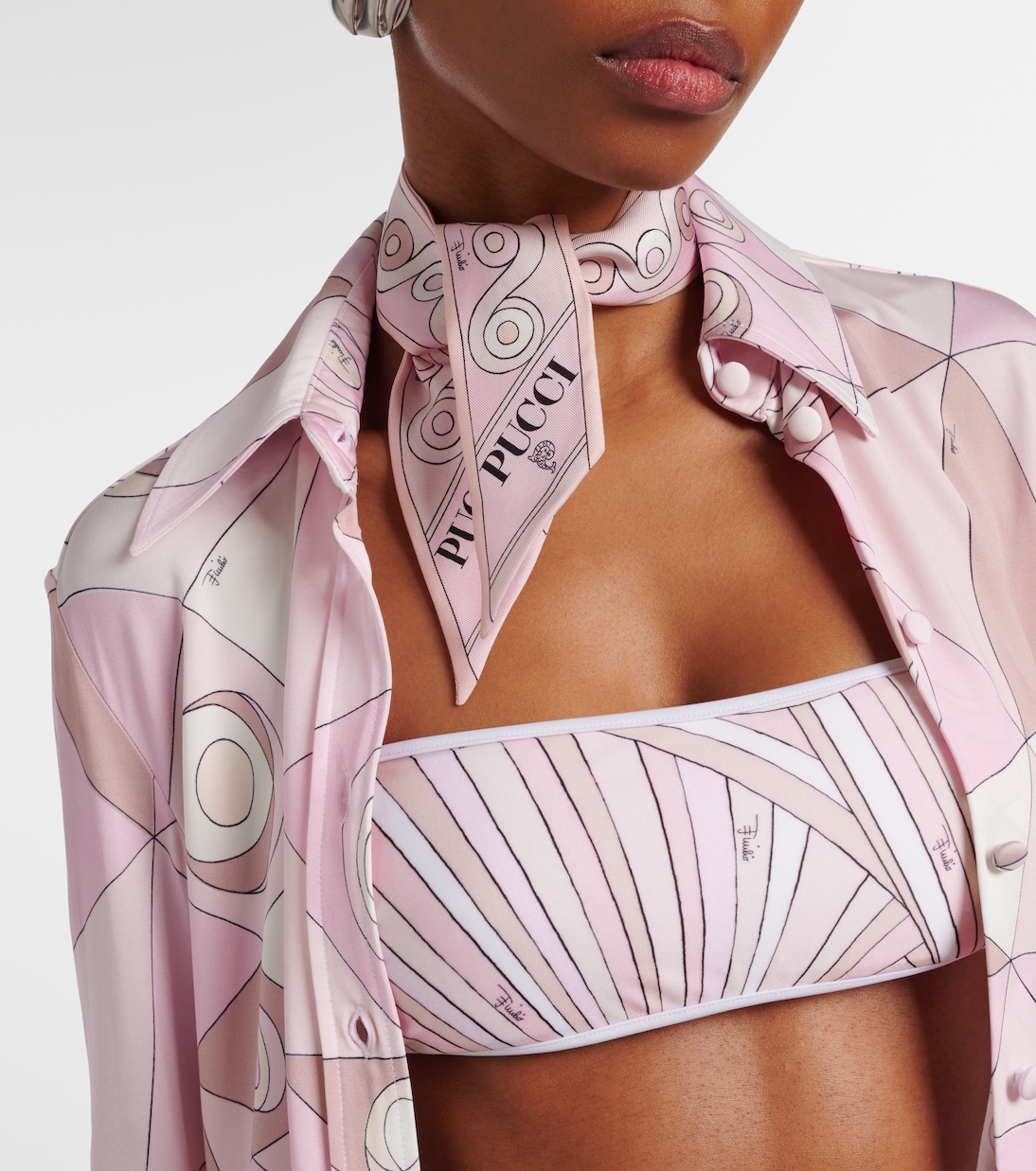 Tuch Iride and Rombi aus Seiden-Twill | Pucci