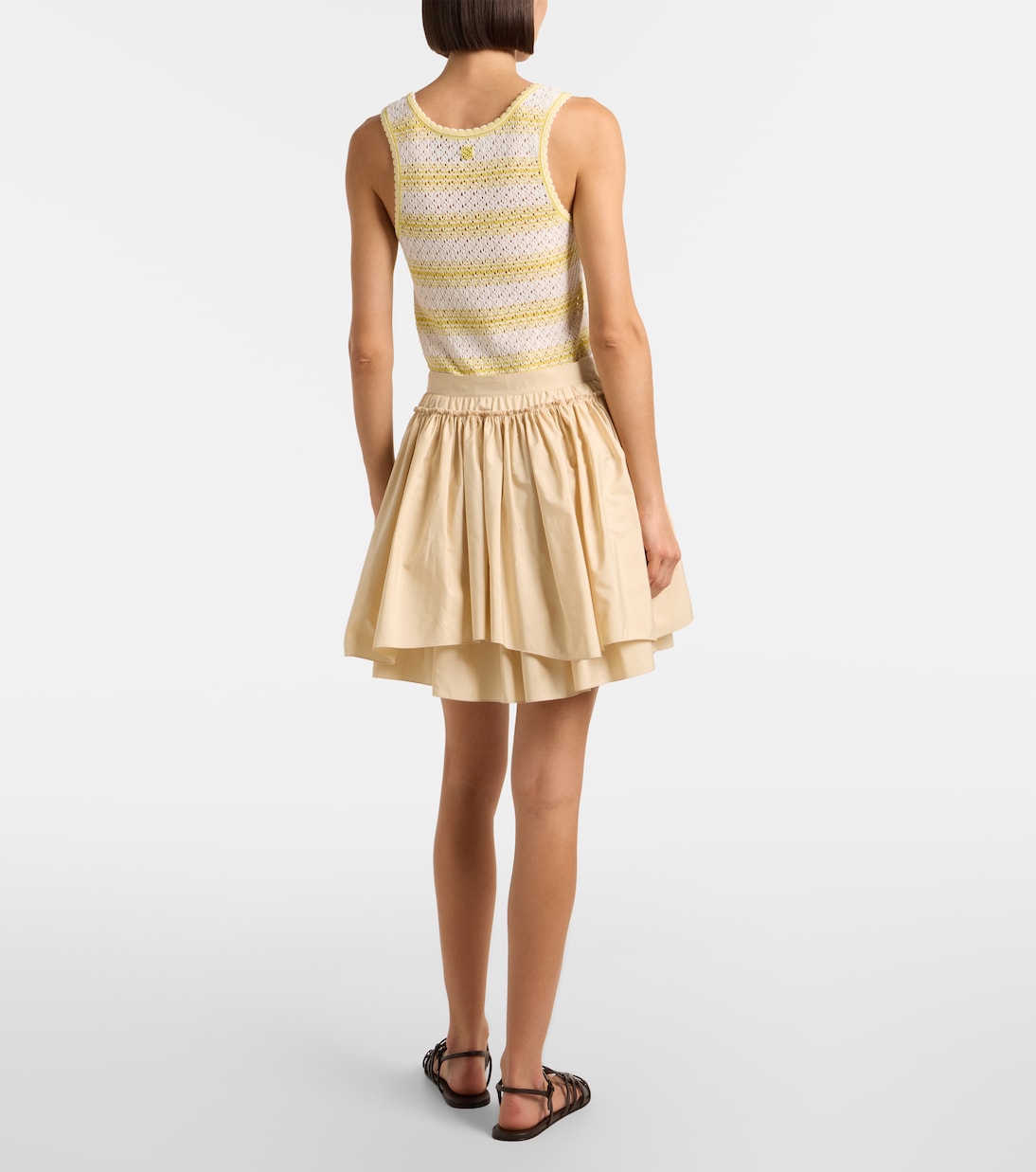 Mini-jupe Paula's Ibiza en coton | Loewe