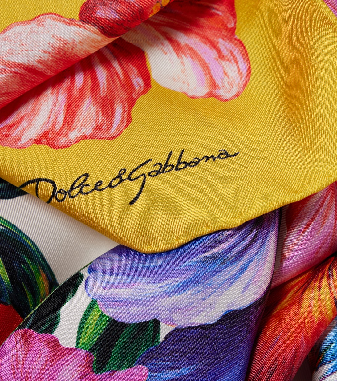 花卉真丝斜纹布围巾 | Dolce&Gabbana