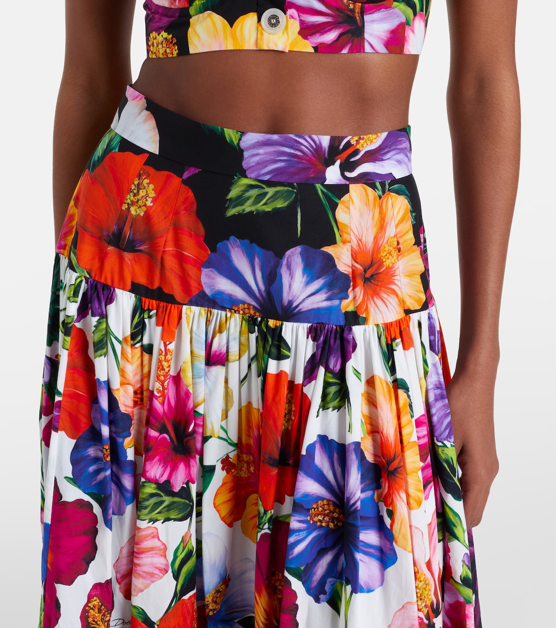 Maxirock aus Baumwolle | Dolce&Gabbana
