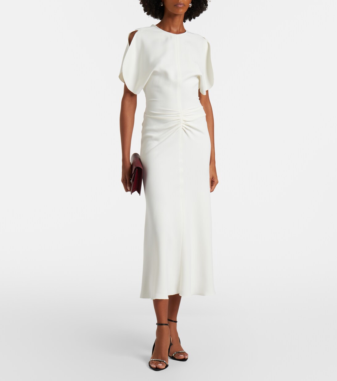 Abito midi Bela in cady | Victoria Beckham