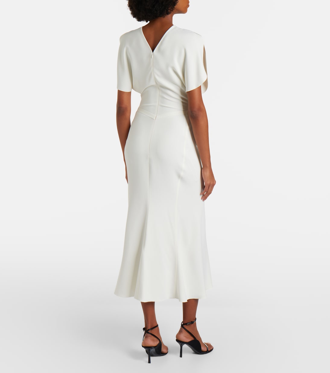 Abito midi Bela in cady | Victoria Beckham