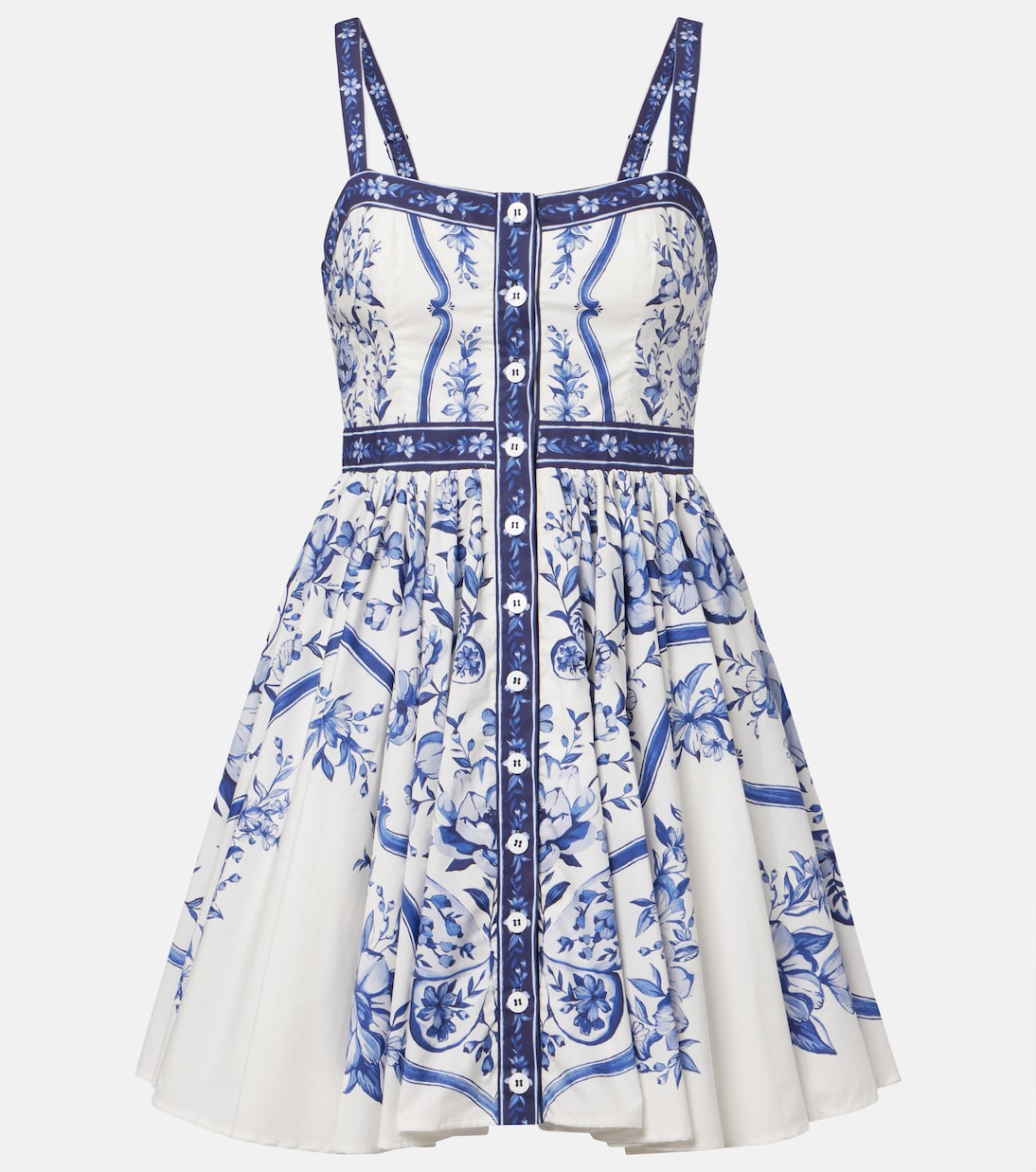 Vestido corto de algodón floral | Farm Rio