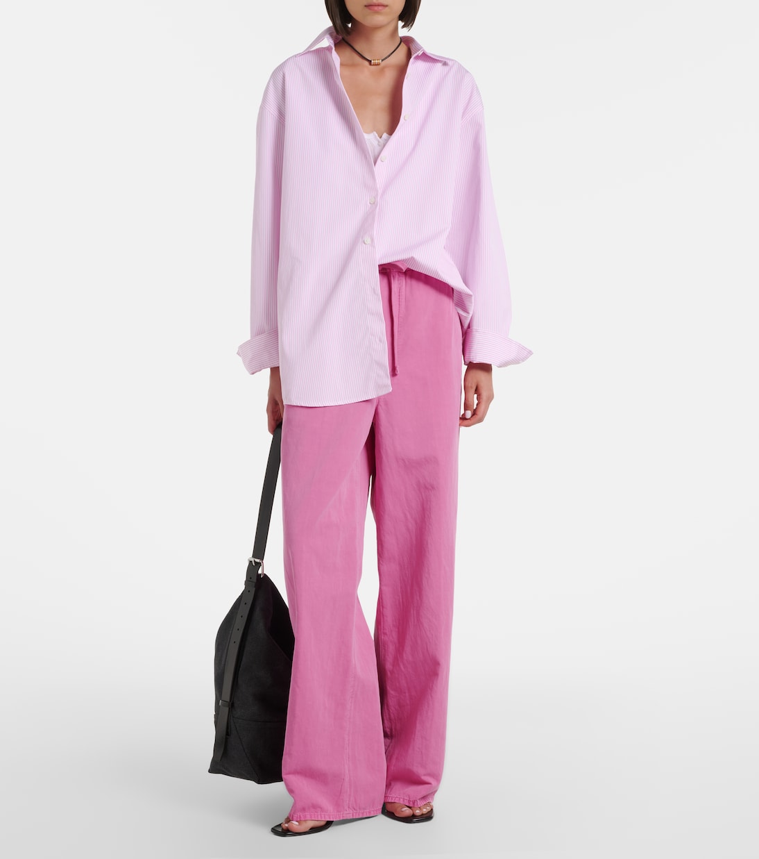 Aurora cotton and linen wide-leg pants | Citizens of Humanity