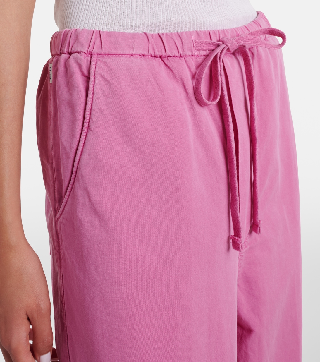 Aurora cotton and linen wide-leg pants | Citizens of Humanity