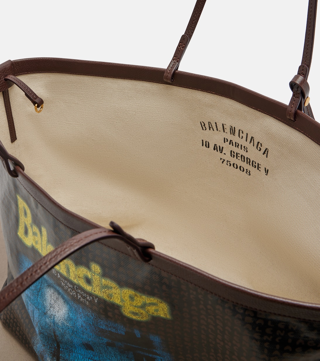 Select Large leather tote bag | Balenciaga
