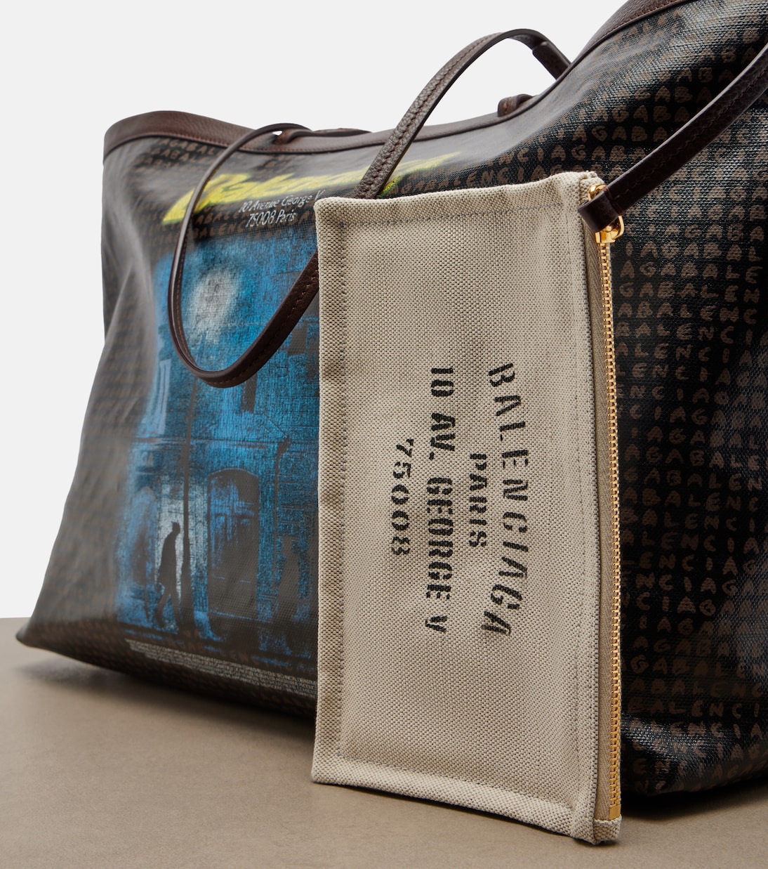 Select Large leather tote bag | Balenciaga