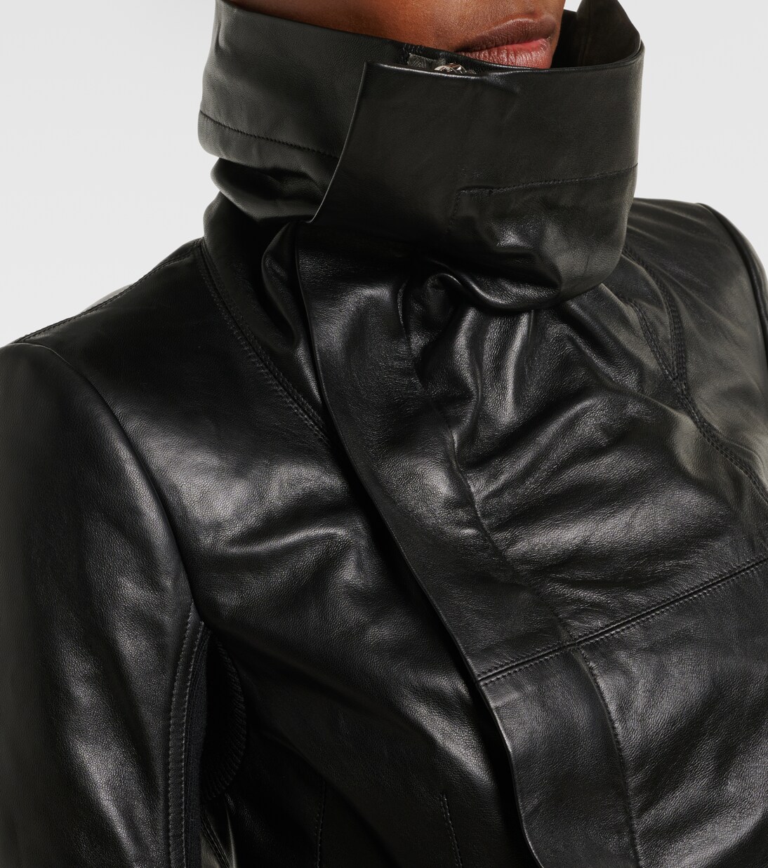 Naska leather biker jacket | Rick Owens