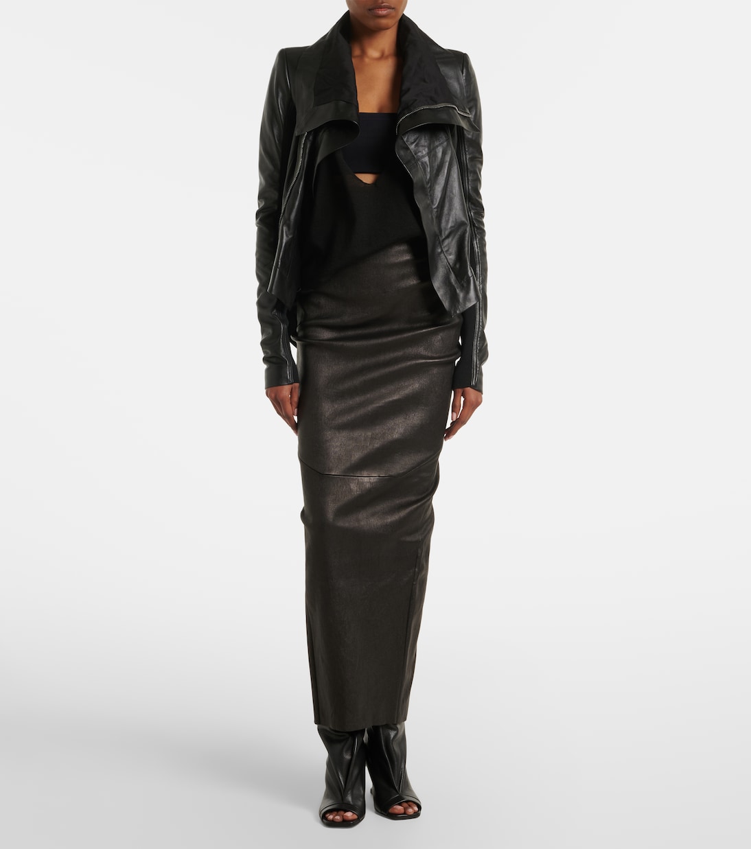 Naska leather biker jacket | Rick Owens